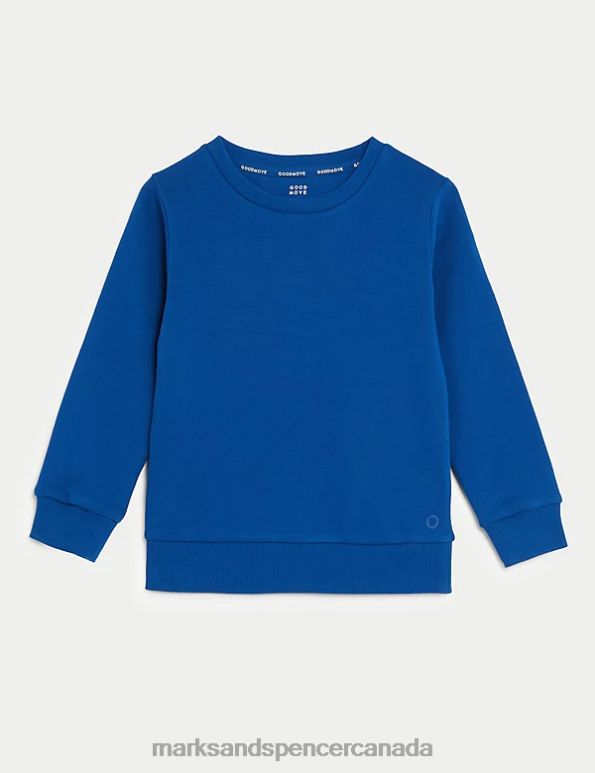 Kids Royal Blue School Uniform Marks & Spencer Regular Fit School Sweatshirt 20VTD8239 - Marks and Spencer Canada locations
