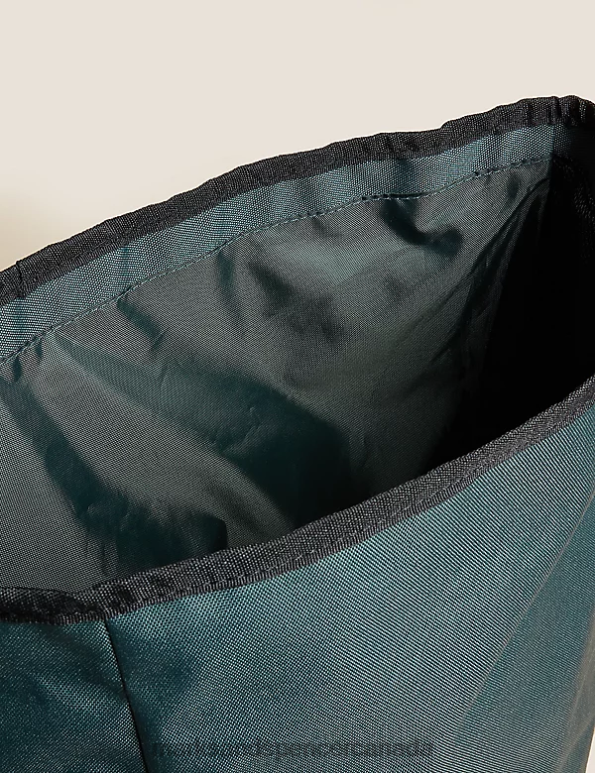 Men Green Accessories Marks & Spencer Recycled Polyester Pro-Tect Backpack 20VTD7144 - Marks and Spencer outlet