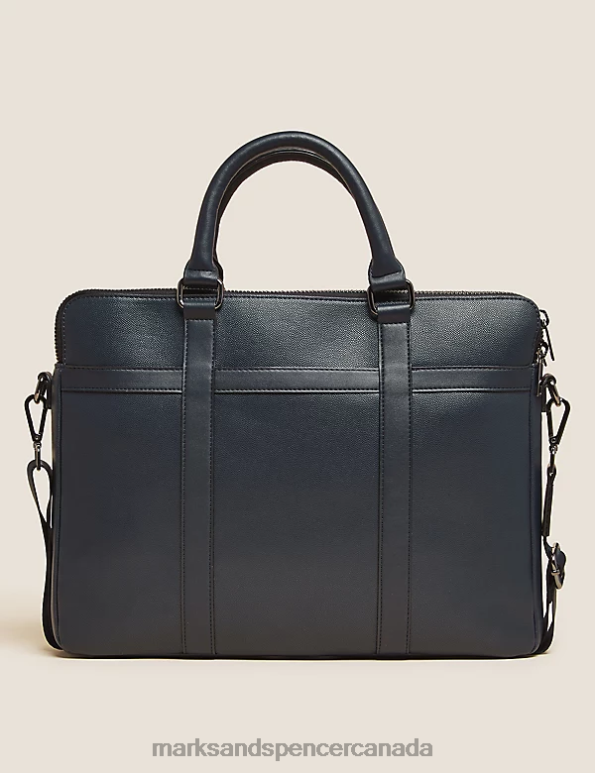 Men Black Accessories Marks & Spencer Textured Laptop Bag 20VTD3321 - Marks and Spencer outlet