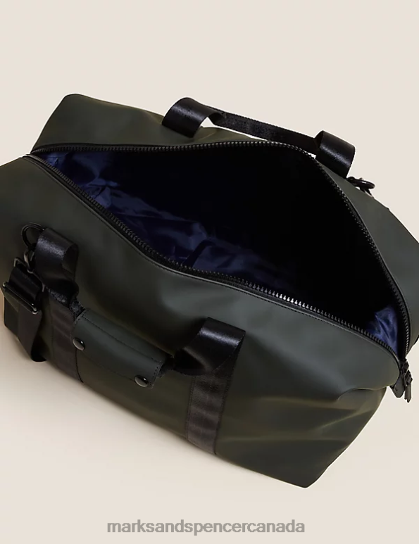 Marks and Spencer Canada - Men Khaki Accessories Marks & Spencer Rubberised Weekend Bag 20VTD6806