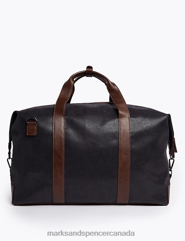 Marks and Spencer near me - Men Navy Accessories Marks & Spencer Textured Weekend Bag 20VTD6987