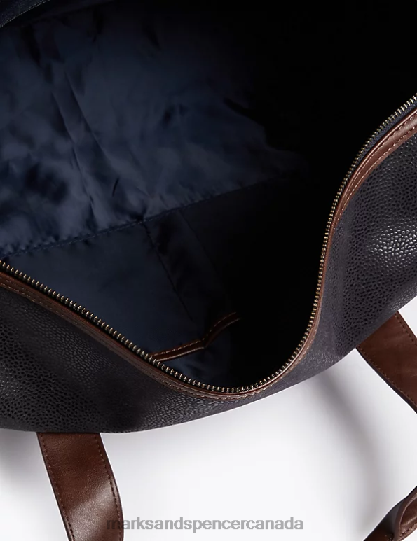 Marks and Spencer near me - Men Navy Accessories Marks & Spencer Textured Weekend Bag 20VTD6987