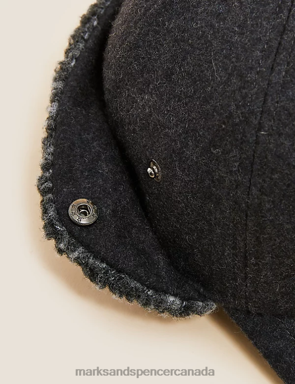 Men Grey Accessories Marks & Spencer Borg Baseball Cap with Thermowarmth 20VTD7028 - Marks and Spencer Canada locations