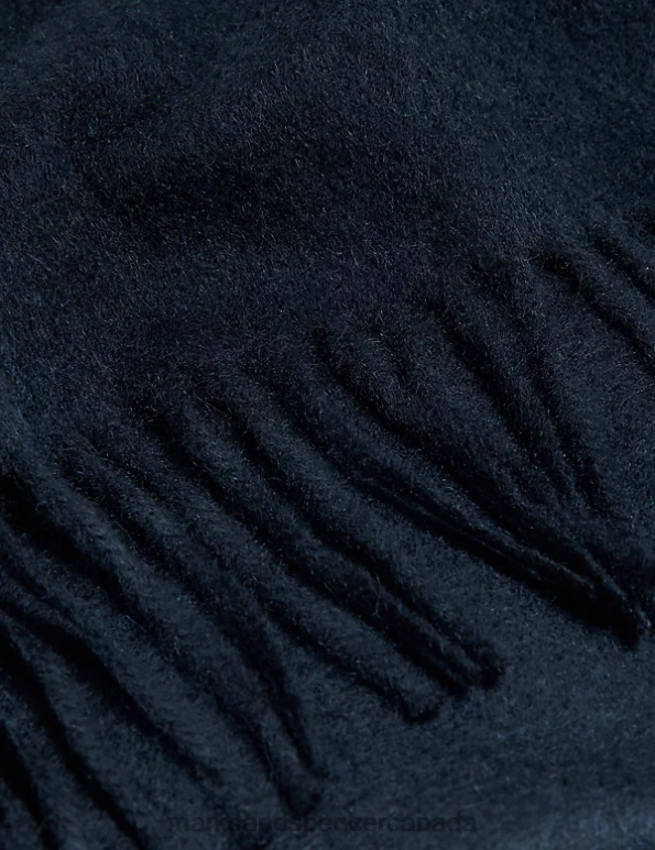 Marks and Spencer Canada - Men Navy Accessories Marks & Spencer Pure Cashmere Scarf 20VTD6450