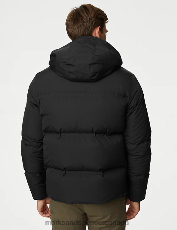 Marks and Spencer near me - Men Black Clothing Marks & Spencer Feather and Down Puffer Jacket 20VTD6747
