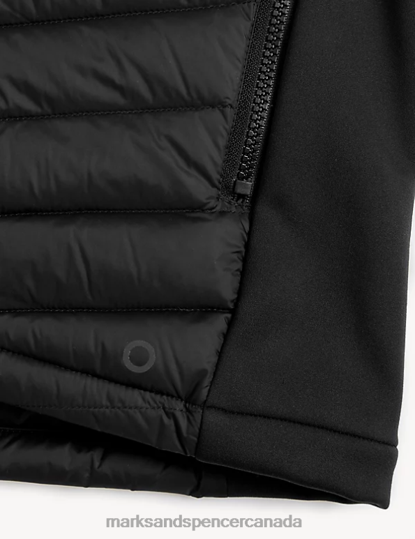 Men Black Clothing Marks & Spencer Padded Puffer Jacket with Stormwear 20VTD5648 - Marks and Spencer outlet
