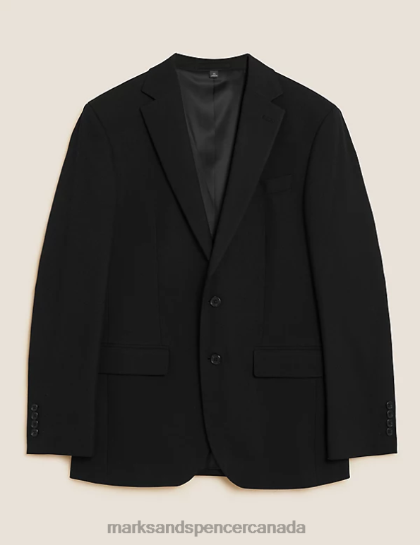 Marks and Spencer sale - Men Black Clothing Marks & Spencer Regular Fit Suit Jacket 20VTD6429