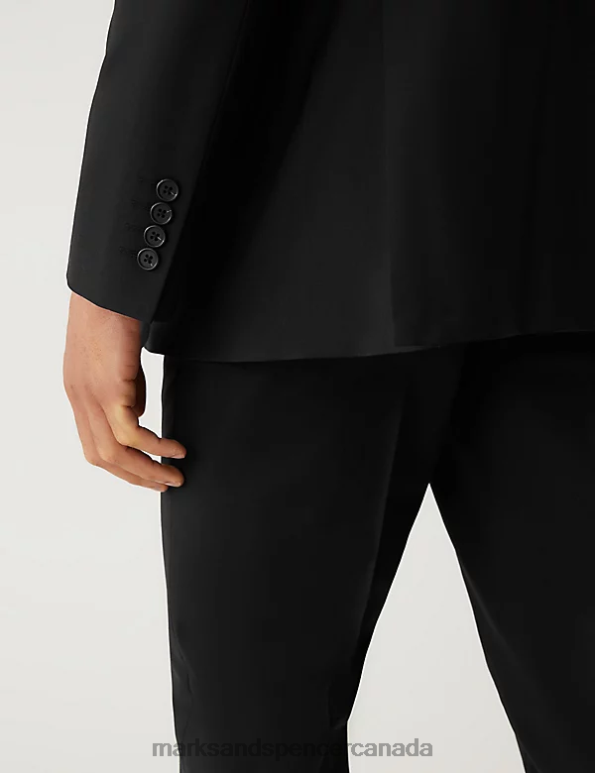 Men Black Clothing Marks & Spencer The Ultimate Tailored Fit Suit Jacket 20VTD4870 - Marks and Spencer online