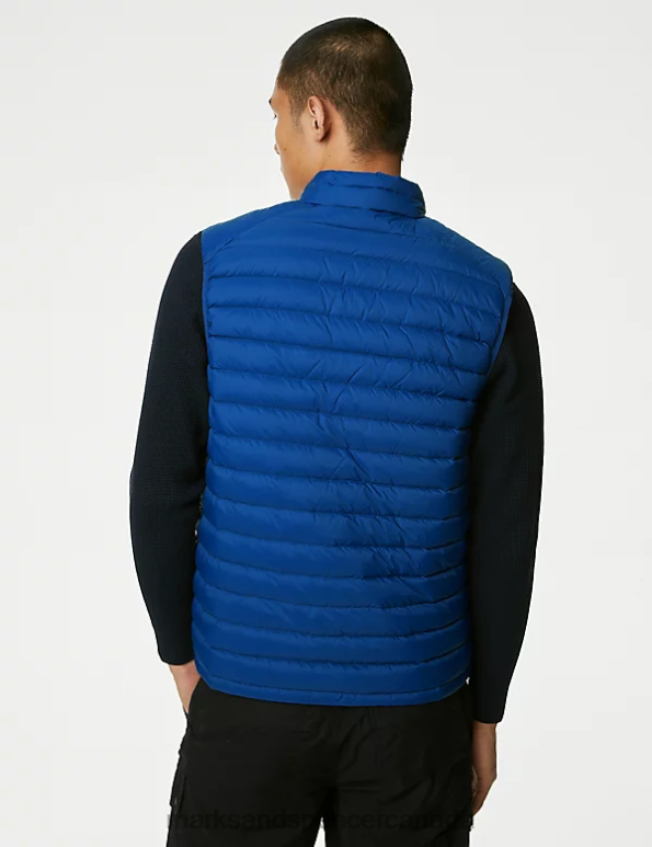 Marks and Spencer sale - Men Cobalt Clothing Marks & Spencer Feather and Down Gilet with Stormwear 20VTD5627