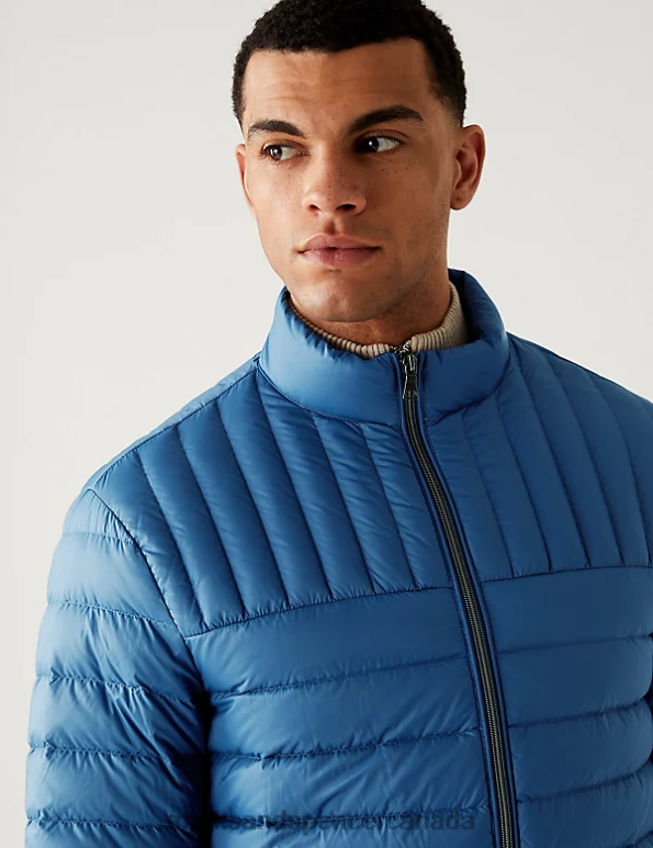 Marks and Spencer near me - Men Light Airforce Clothing Marks & Spencer Feather and Down Puffer Jacket 20VTD7476