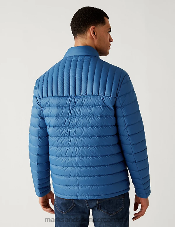 Marks and Spencer near me - Men Light Airforce Clothing Marks & Spencer Feather and Down Puffer Jacket 20VTD7476