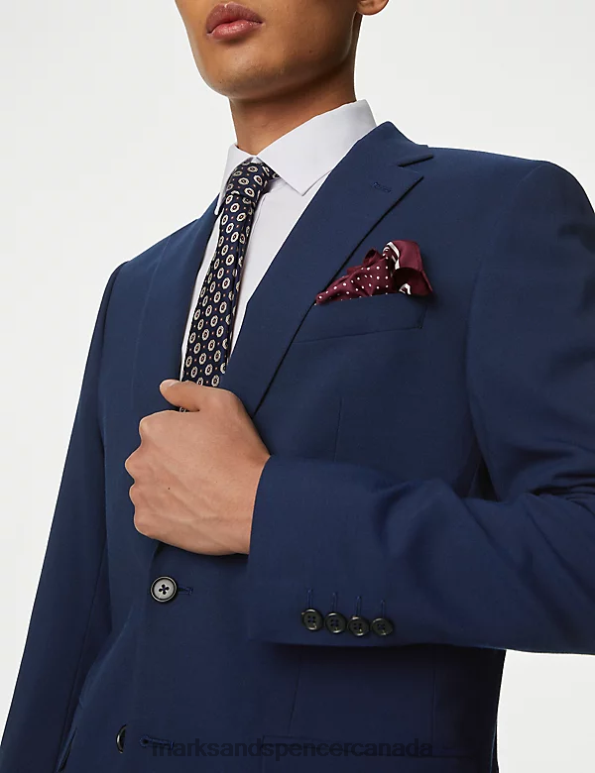 Marks and Spencer sale - Men Navy Clothing Marks & Spencer Regular Fit Suit Jacket 20VTD6756