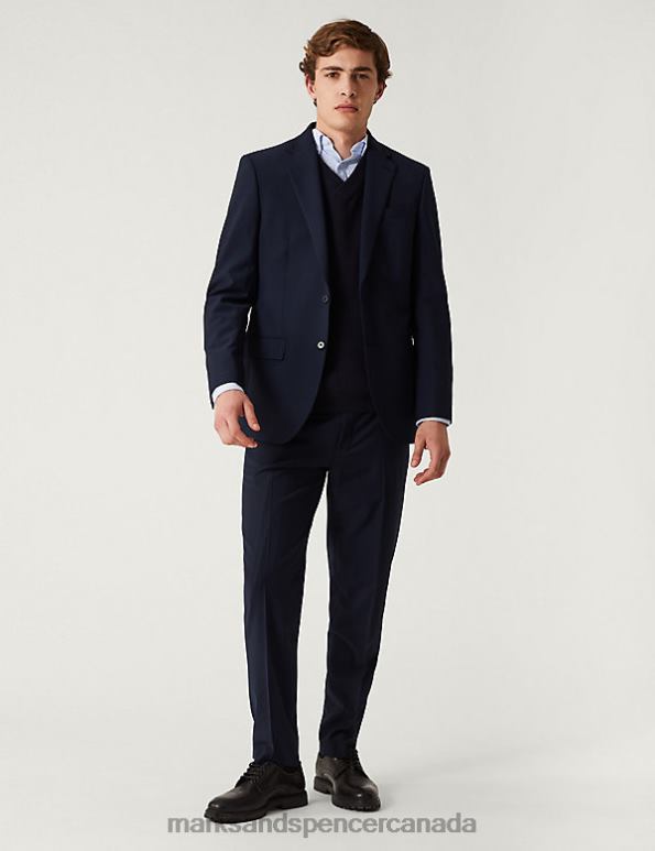 Marks and Spencer sale - Men Navy Clothing Marks & Spencer The Ultimate Regular Fit Suit Jacket 20VTD6113