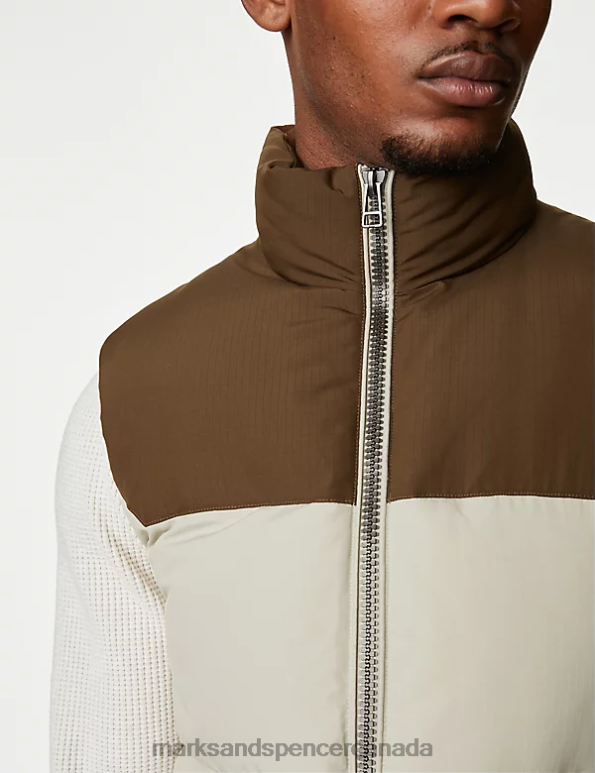 Men Neutral Clothing Marks & Spencer Padded Gilet with Thermowarmth 20VTD5927 - Marks and Spencer online