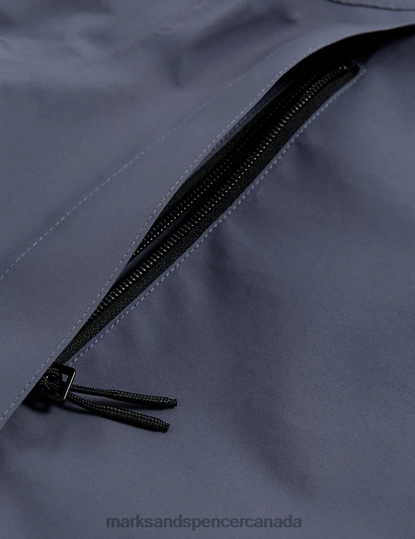 Marks and Spencer sale - Men Petrol Clothing Marks & Spencer Hooded Parka Jacket with Stormwear 20VTD5903