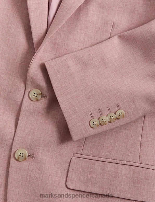 Marks and Spencer sale - Men Pink Clothing Marks & Spencer Slim Fit Marl Stretch Suit Jacket 20VTD6061