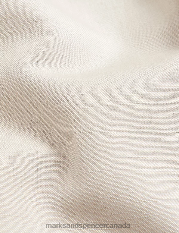 Men Stone Clothing Marks & Spencer Tailored Fit Silk Rich And Linen Waistcoat 20VTD6717 - Marks and Spencer Canada locations