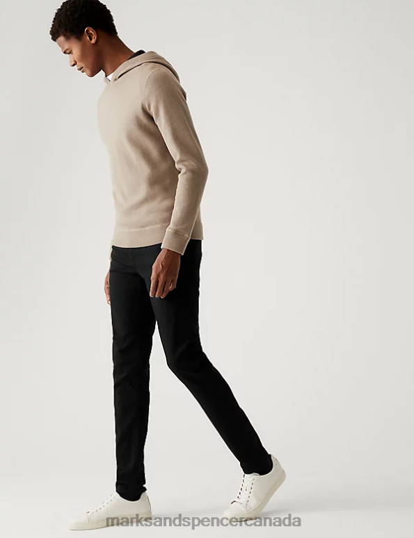 Men Black Clothing Marks & Spencer Skinny Fit 360 Flex Jeans 20VTD5529 - Marks and Spencer Canada locations