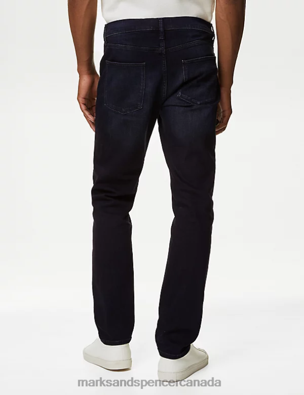 Men Dark Ink Clothing Marks & Spencer Slim Fit Stretch Jeans 20VTD5463 - Marks and Spencer online