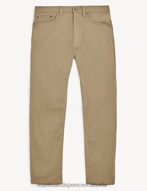 Marks and Spencer Canada - Men Topaz Clothing Marks & Spencer Straight Fit 360 Flex Jeans 20VTD7040