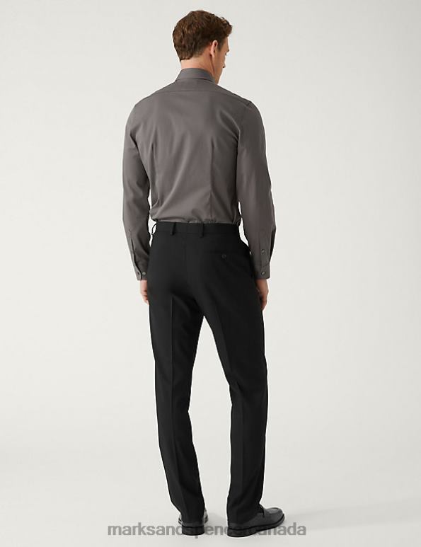 Men Black Clothing Marks & Spencer Regular Fit Suit Trousers 20VTD6465 - Marks and Spencer Canada locations