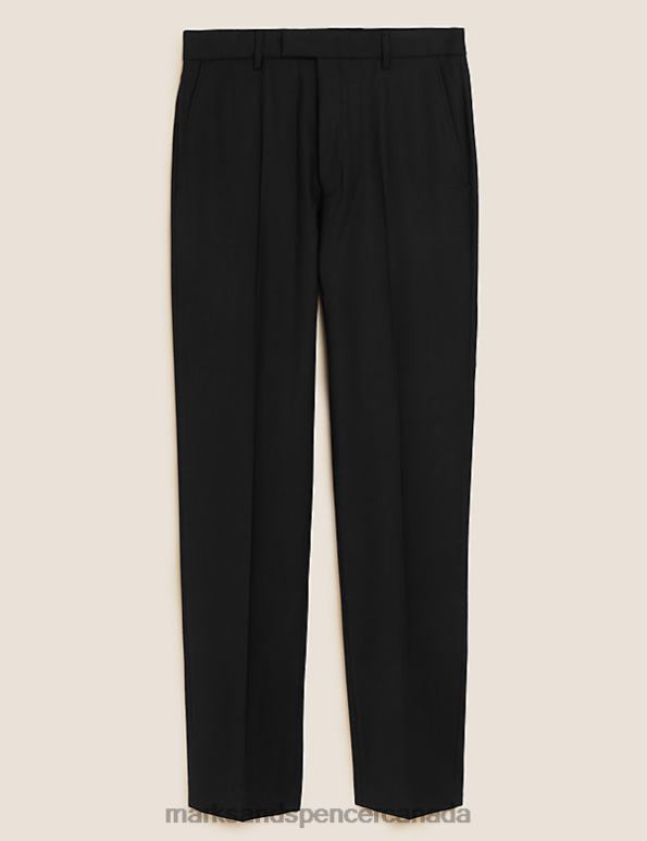 Marks and Spencer Canada - Men Black Clothing Marks & Spencer The Ultimate Tailored Fit Suit Trousers 20VTD4987