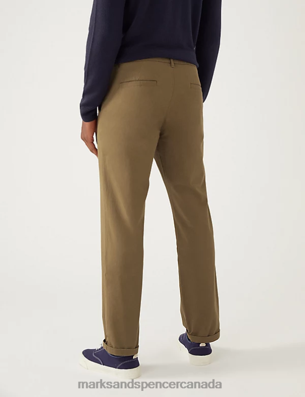 Marks and Spencer Canada - Men Dark Bronze Clothing Marks & Spencer Regular Fit Ultimate Chino 20VTD5288