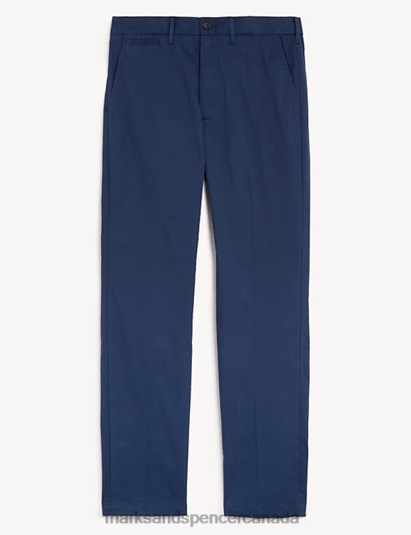 Men Indigo Clothing Marks & Spencer Regular Fit Super Lightweight Chinos 20VTD5665 - Marks and Spencer outlet