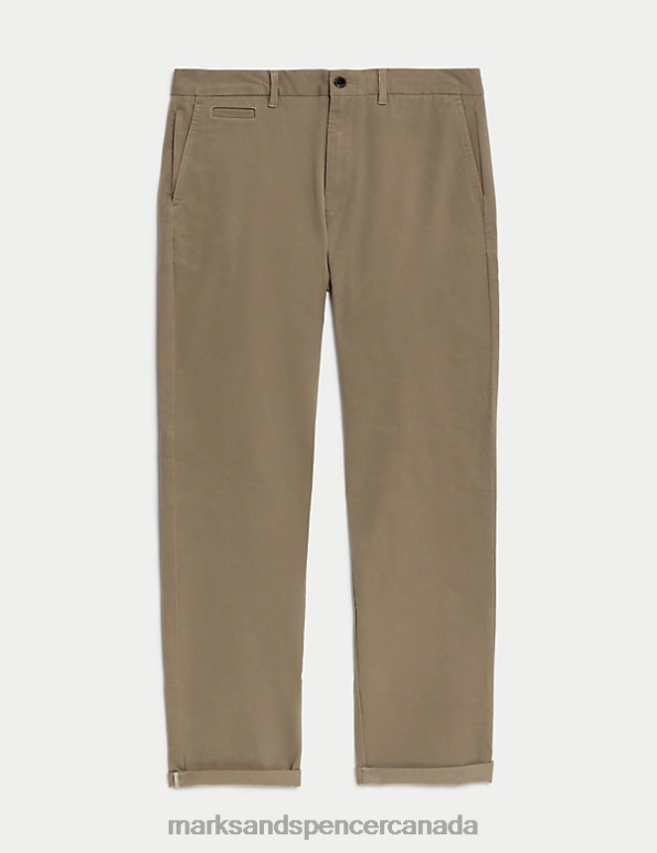 Marks and Spencer near me - Men Mocha Clothing Marks & Spencer Regular Fit Ultimate Chino 20VTD5289