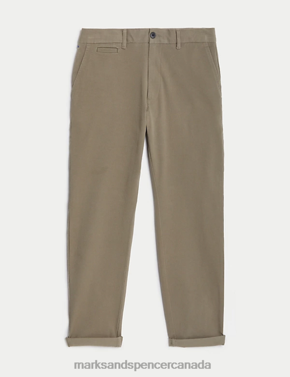 Marks and Spencer sale - Men Mocha Clothing Marks & Spencer Slim Fit Ultimate Chinos 20VTD5308