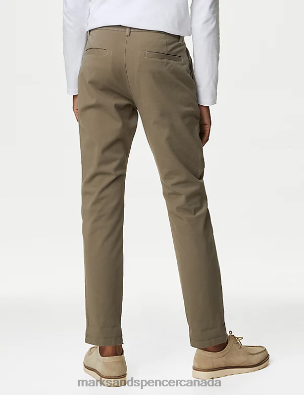 Marks and Spencer sale - Men Mocha Clothing Marks & Spencer Slim Fit Ultimate Chinos 20VTD5308