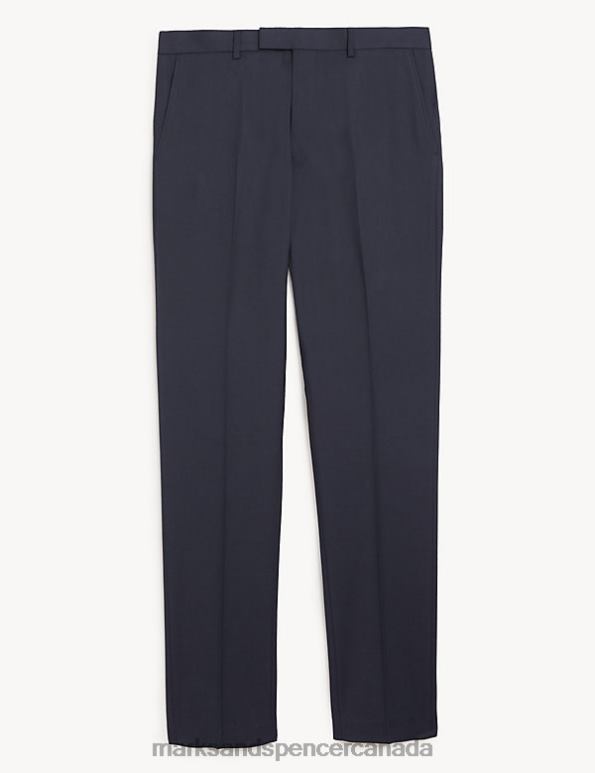 Marks and Spencer near me - Men Navy Clothing Marks & Spencer Skinny Fit Stretch Suit Trousers 20VTD5787