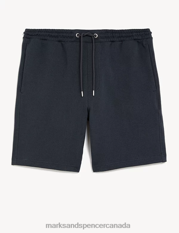 Men Carbon Clothing Marks & Spencer Jersey Textured Shorts 20VTD5623 - Marks and Spencer outlet