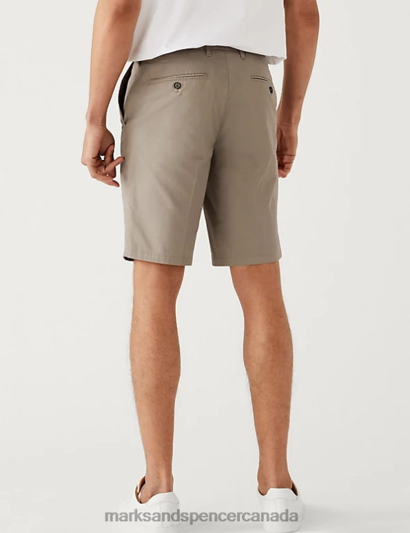 Men Clay Clothing Marks & Spencer Super Lightweight Stretch Chino Shorts 20VTD6505 - Marks and Spencer online