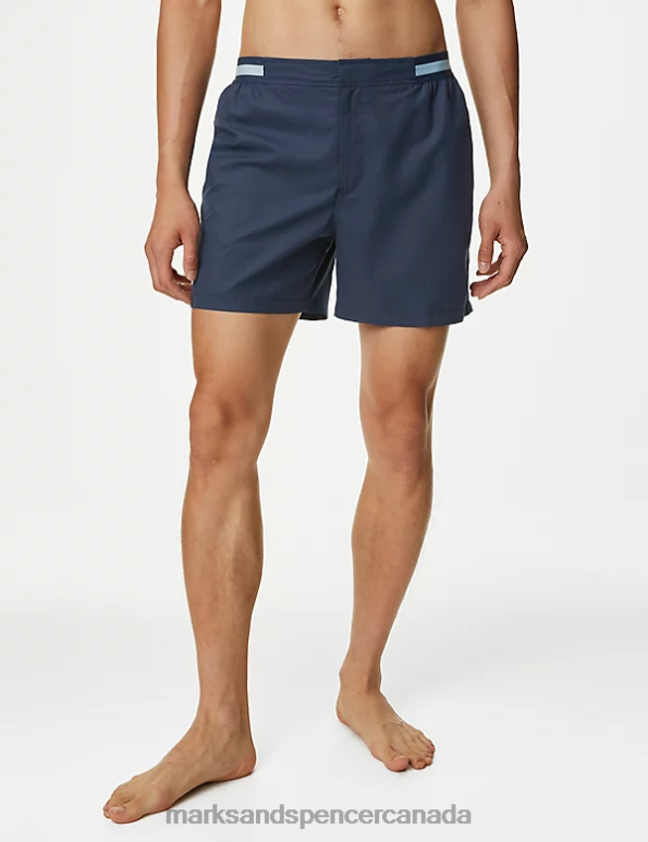 Marks and Spencer sale - Men Dark Ink Clothing Marks & Spencer Quick Dry Swim Shorts 20VTD4964