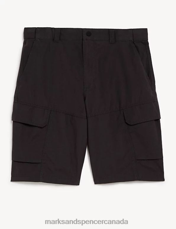 Men Grey Clothing Marks & Spencer Trek Cargo Stormwear Shorts 20VTD6846 - Marks and Spencer outlet