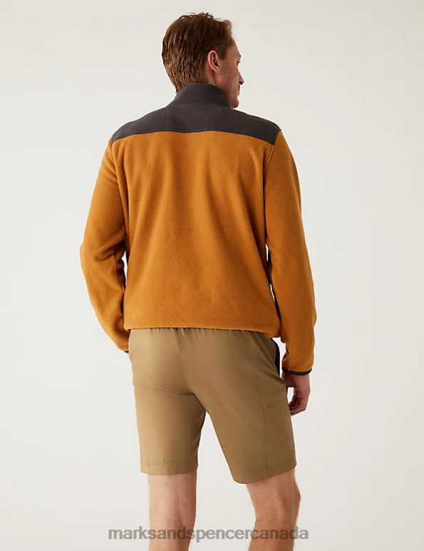 Marks and Spencer Canada - Men Sand Clothing Marks & Spencer Belted Trekking Shorts with Stormwear 20VTD5399