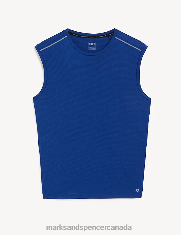 Men Cobalt Clothing Marks & Spencer Quick Dry Training Top 20VTD6131 - Marks and Spencer online