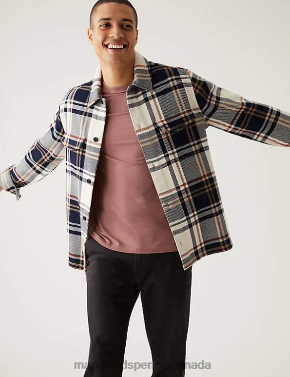 Men Antique Rose Clothing Marks & Spencer Slim Fit Pure Cotton Crew Neck T-Shirt 20VTD5159 - Marks and Spencer online