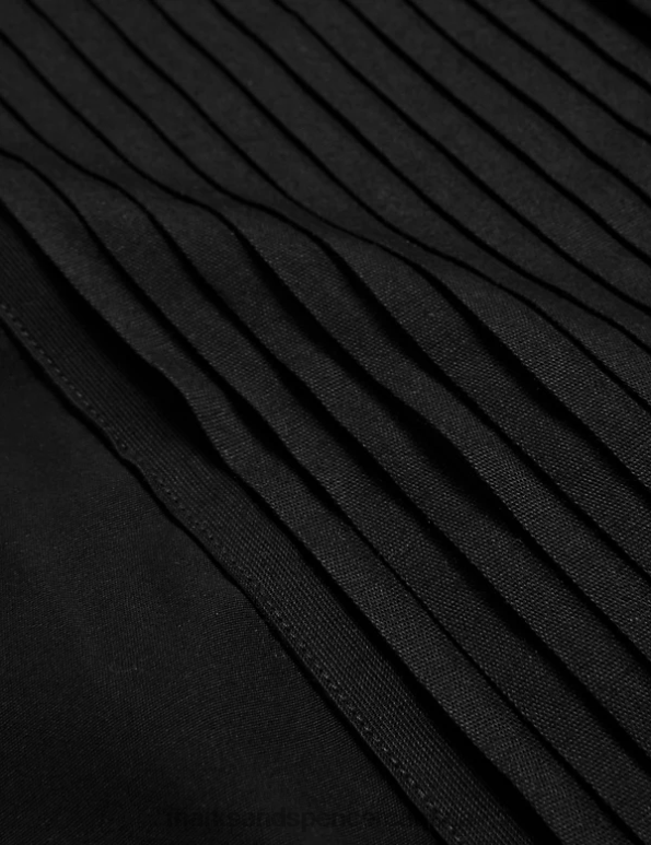 Marks and Spencer near me - Men Black Clothing Marks & Spencer Regular Fit Pure Cotton Dinner Shirt 20VTD6570