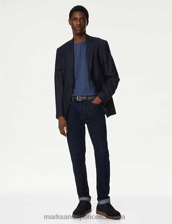 Marks and Spencer near me - Men Denim Mix Clothing Marks & Spencer 5pk Pure Cotton Crew Neck T-Shirts 20VTD6173