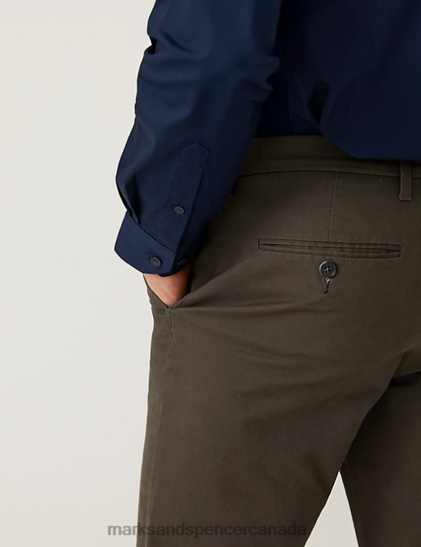 Marks and Spencer near me - Men Navy Clothing Marks & Spencer Slim Fit Cotton Rich Stretch Shirt 20VTD5979