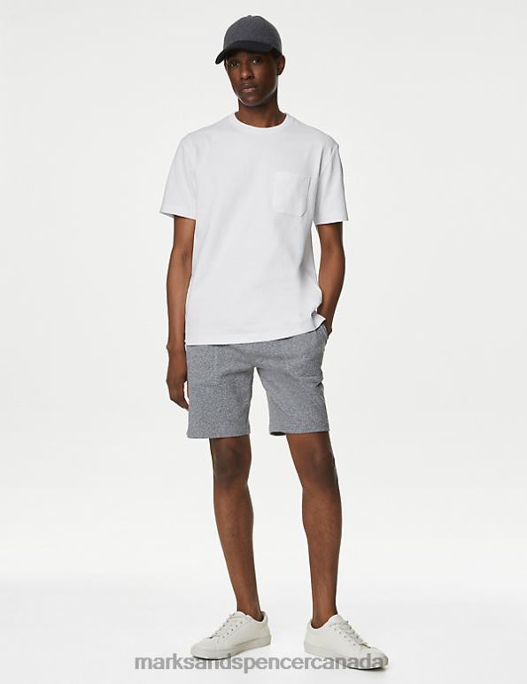 Marks and Spencer near me - Men White Clothing Marks & Spencer 2pk Pure Cotton Crew Neck T-Shirts 20VTD5293