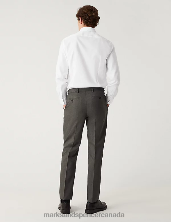 Marks and Spencer sale - Men White Clothing Marks & Spencer Slim Fit Non Iron Pure Cotton Shirt 20VTD6413