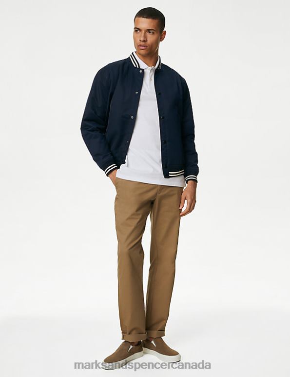 Marks and Spencer near me - Men White Mix Clothing Marks & Spencer 2pk Pure Cotton Tipped Polo Shirts 20VTD4799