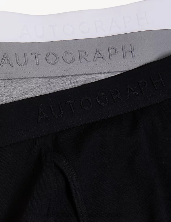 Marks and Spencer near me - Men Grey Mix Clothing Marks & Spencer 3pk Supima Cotton Blend Blend Trunks 20VTD6992