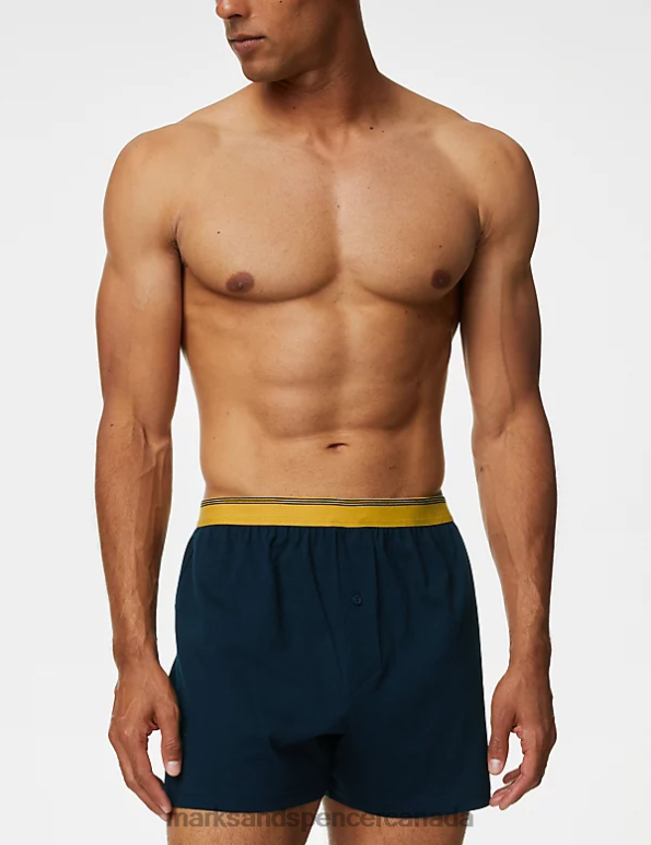 Marks and Spencer near me - Men Multi Clothing Marks & Spencer 5pk Pure Cotton Cool & Fresh Jersey Boxers 20VTD4896
