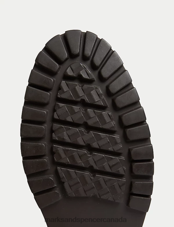 Men Dark Brown Footwear Marks & Spencer Leather Derby Shoes 20VTD7498 - Marks and Spencer online