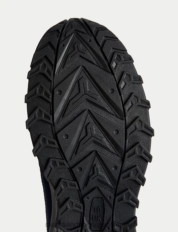 Marks and Spencer Canada - Men Navy Mix Footwear Marks & Spencer Waterproof Ripstop Walking Shoes 20VTD6109