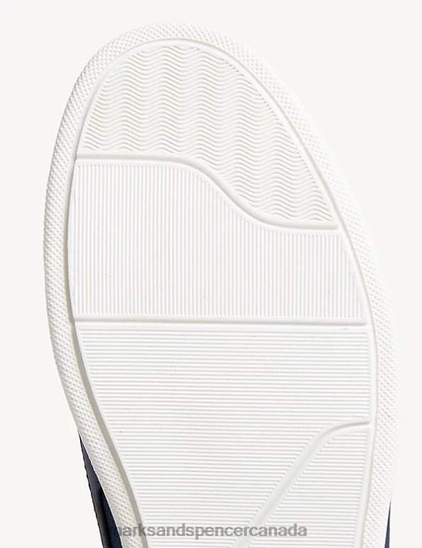 Men Navy Footwear Marks & Spencer Lace Up Deck Shoes 20VTD6464 - Marks and Spencer outlet